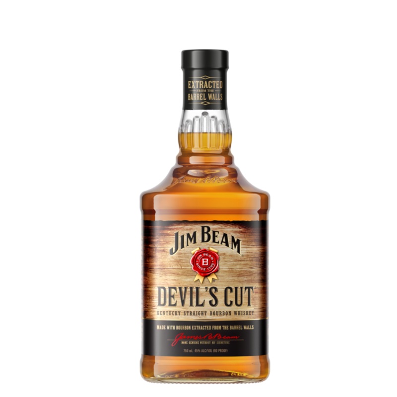 JIM BEAM STRAIGHT BOURBON DEVIL'S CUT 90 750ML