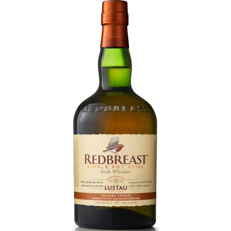 REDBREAST SINGLE POT STILL IRISH WHISKEY SHERRY FINISH LUSTAU EDITION 92 750ML