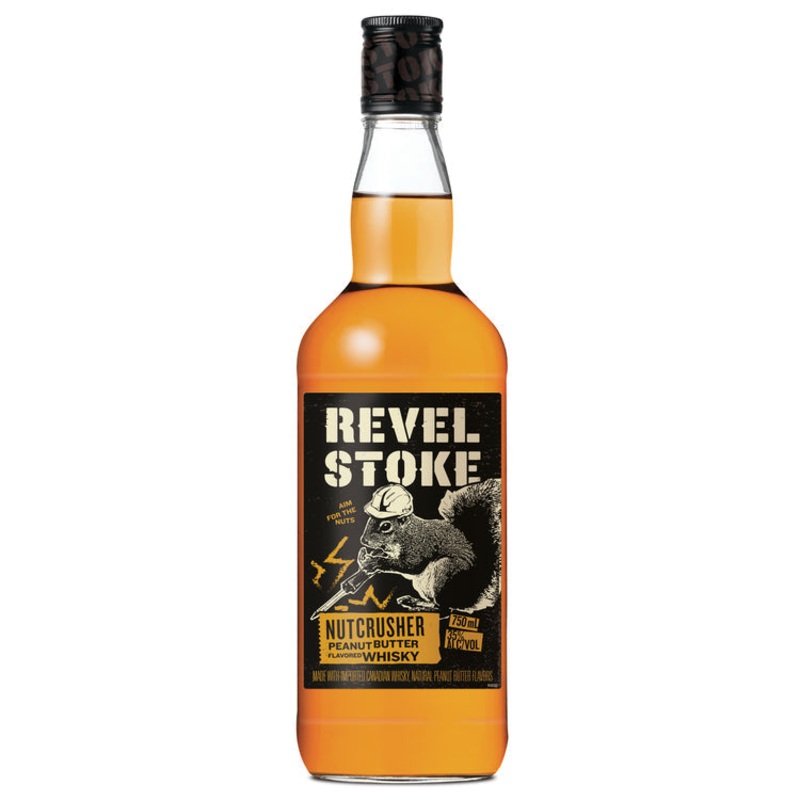 REVEL STOKE PEANUT BUTTER FLAVORED WHISKEY NUTCRUSHER 70 750ML