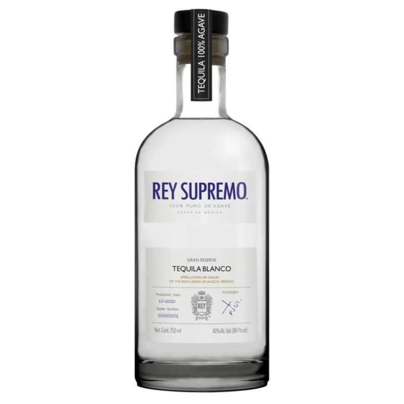 Rey Supremo Tequila Blanco Gran Reserve 80 750ML