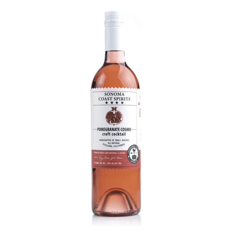 Sonoma Coast Spirits Pomegranate Cosmo Craft Cocktail 32 750ML