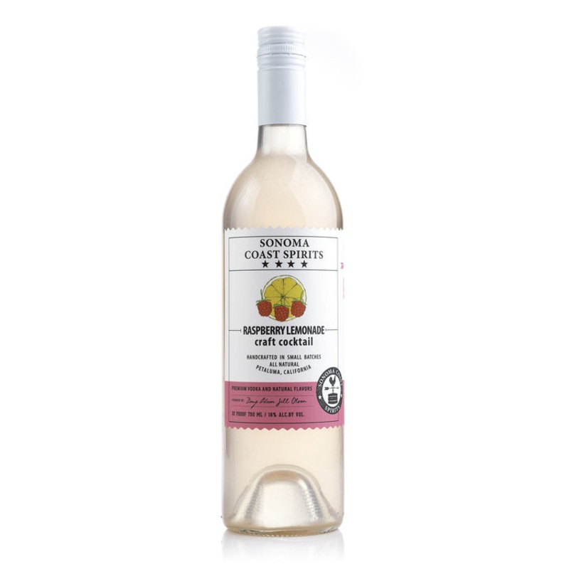 Sonoma Coast Spirits Raspberry Lemonade Craft Cocktail 32 750ML