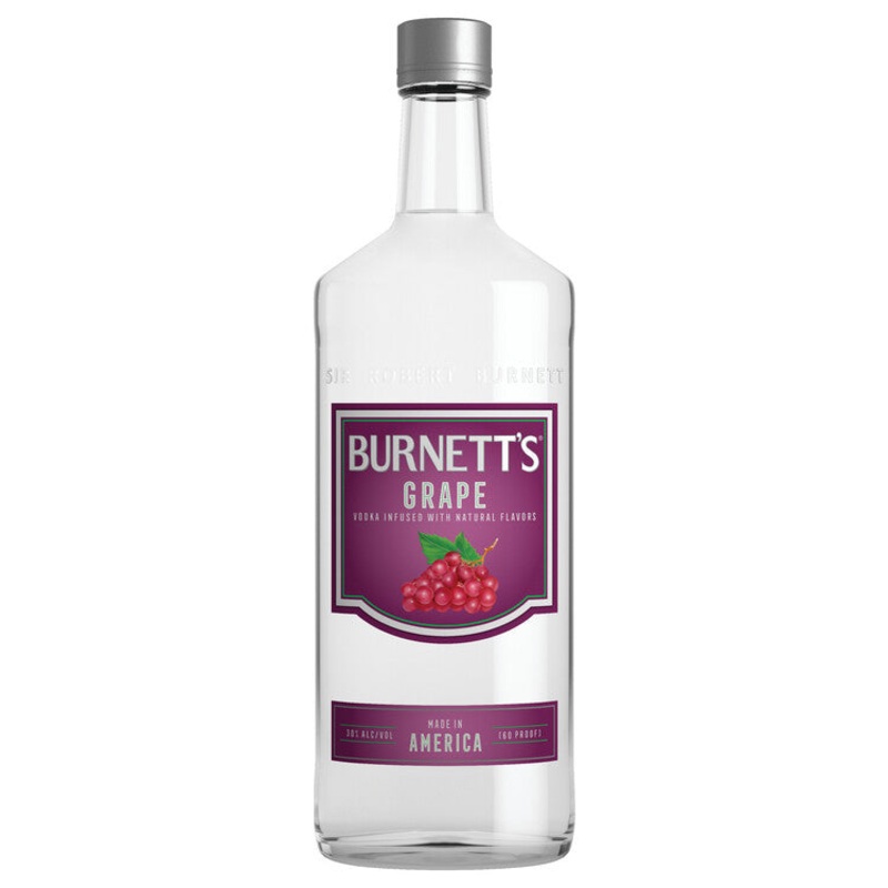 BURNETT'S GRAPE FLAVORED VODKA 60 750ML