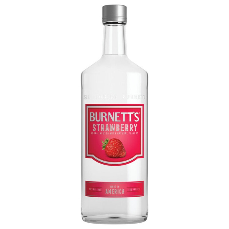 BURNETT'S STRAWBERRY FLAVORED VODKA 60 750ML