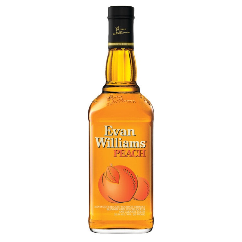 EVAN WILLIAMS PEACH WHISKEY LIQUEUR 65 750ML