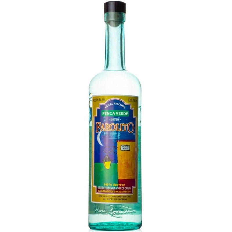 FAROLITO MEZCAL ANCESTRAL PENCA VERDE 90 750ML