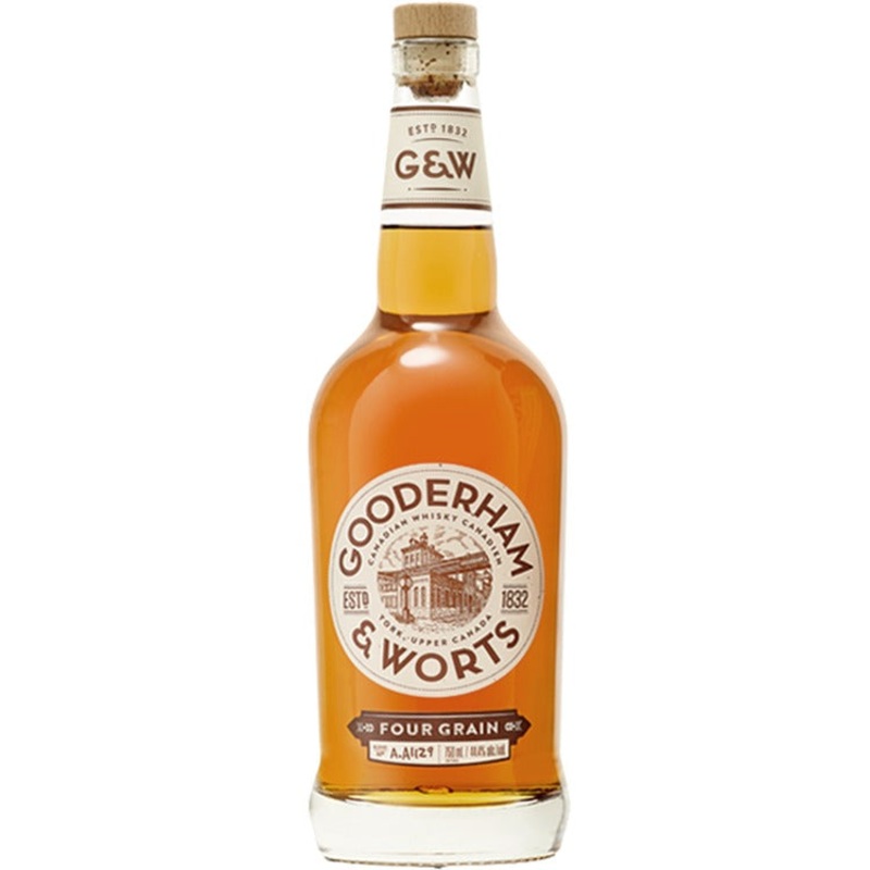 GOODERHAM & WORTS CANADIAN WHISKY FOUR GRAIN 88.8 750ML