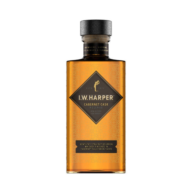 I.W. HARPER STRAIGHT BOURBON RESERVE FINISHED IN CABERNET SAUVIGNON CASKS 1872 90 750ML
