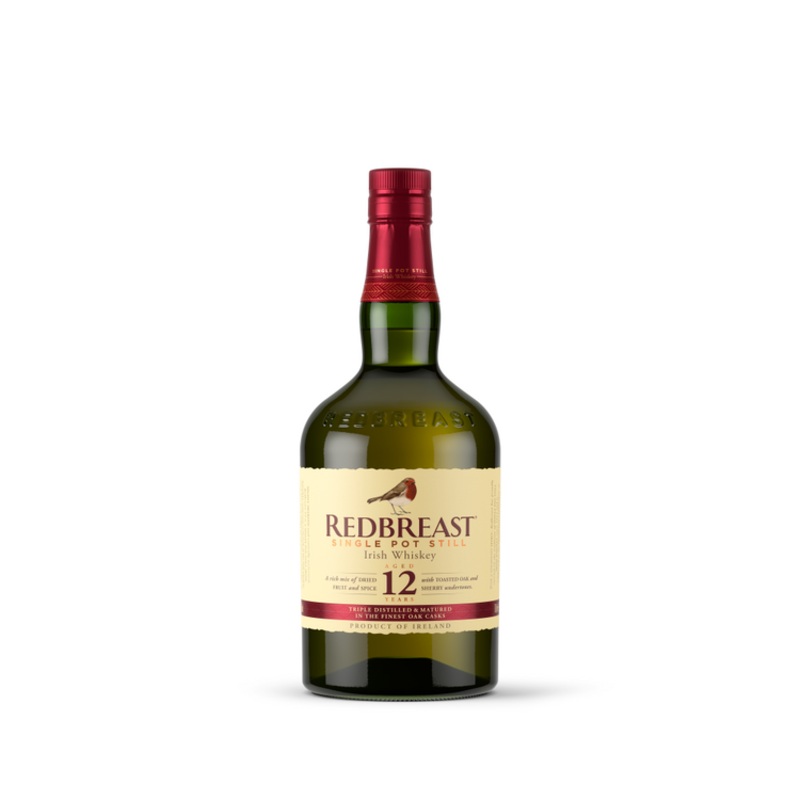 REDBREAST SINGLE POT STILL IRISH WHISKEY 12 YR 80 W/ BIRDFEEDER GIFT BOX 750ML