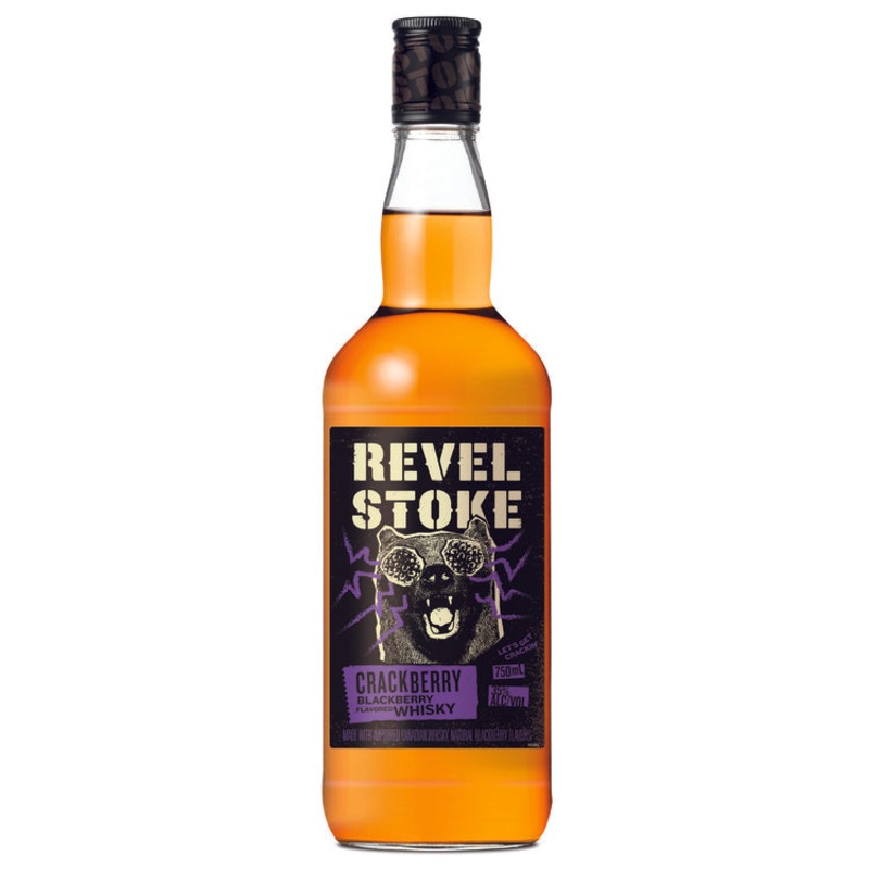 REVEL STOKE BLACKBERRY FLAVORED WHISKEY CRACKBERRY 70 750ML