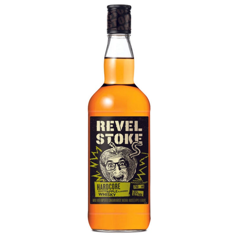 REVEL STOKE ROASTED APPLE FLAVORED WHISKY HARD CORE 70 750ML