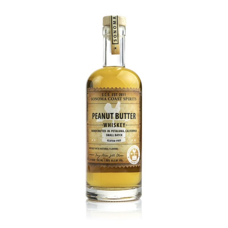 SONOMA COAST SPIRITS PEANUT BUTTER FLAVORED WHISKEY 70 750ML