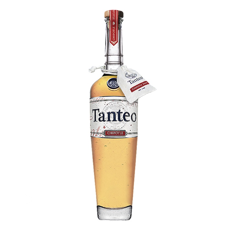 TANTEO TEQUILA BLANCO CHIPOTLE 80 W/ SALT JAR 750ML