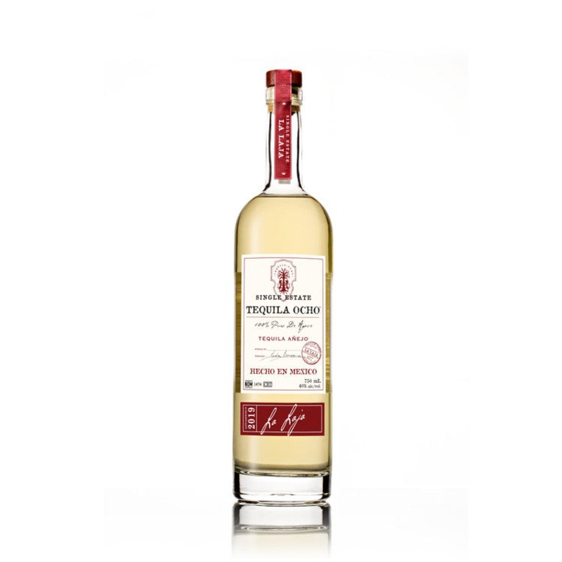 TEQUILA OCHO TEQUILA ANEJO SINGLE ESTATE LA LAJA 80 750ML
