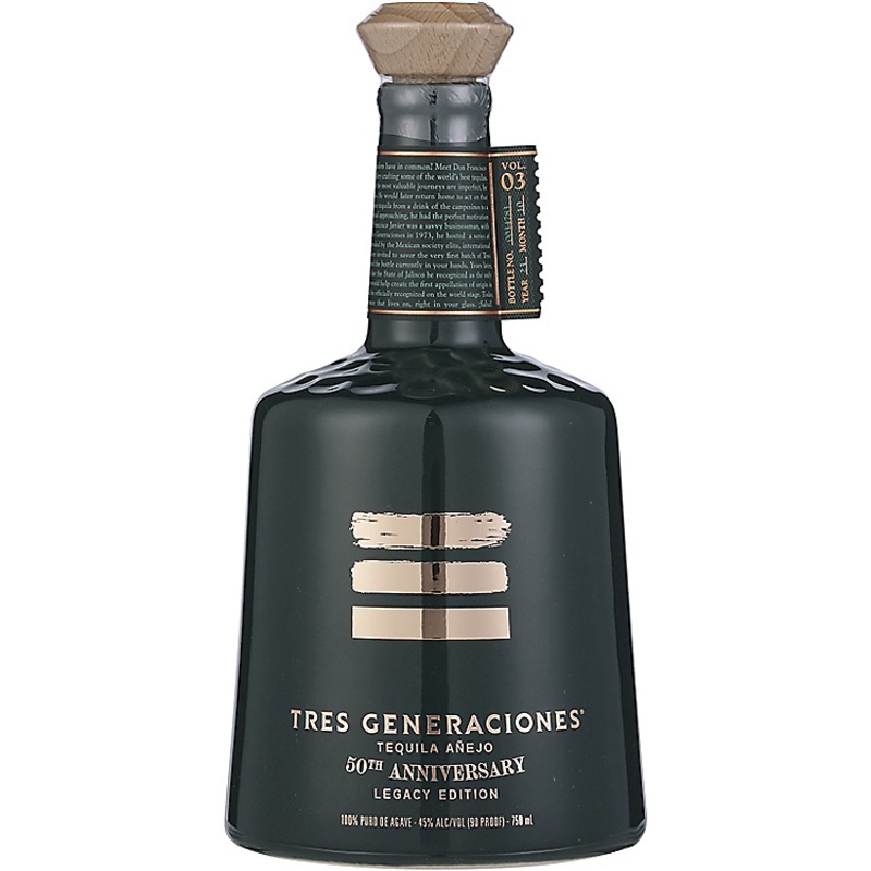 TRES GENERACIONES TEQUILA ANEJO 50TH ANNIVERSARY LEGACY EDITION 90 750ML