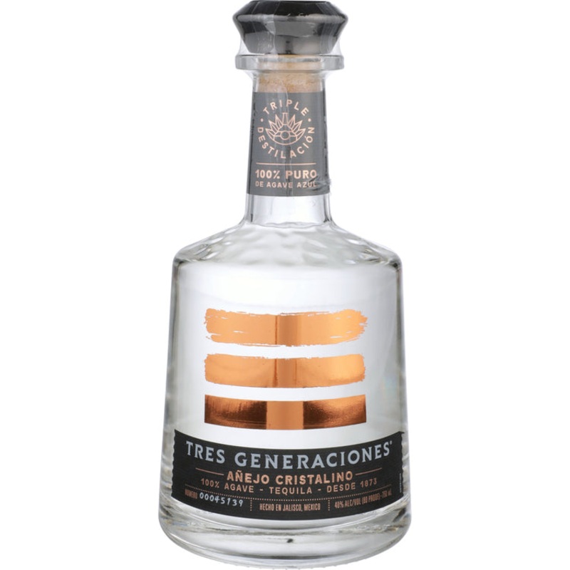Tres Generaciones Tequila Anejo Cristalino 80 750ML