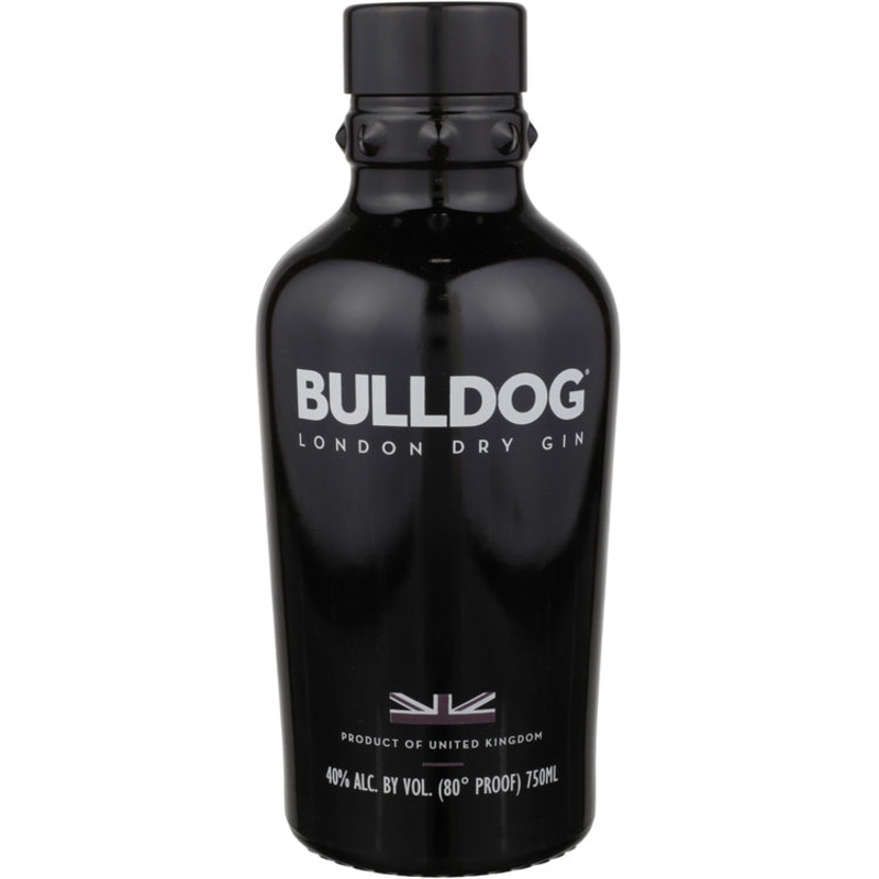 BULLDOG LONDON DRY GIN 80 750ML