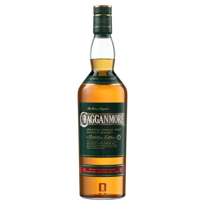 CRAGGANMORE SINGLE MALT SCOTCH THE DISTILLERS EDITION DOUBLE MATURED 2023 80 750ML