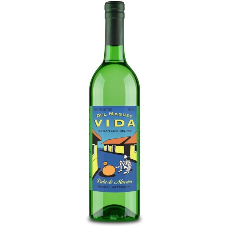 DEL MAGUEY MEZCAL VIDA DE MUERTOS 90 W/ 4 COPITAS 750ML