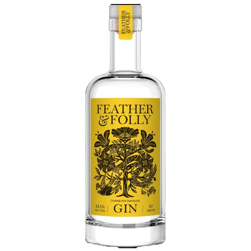 Feather & Folly Dry Gin Copper Pot Distilled 87 750ML