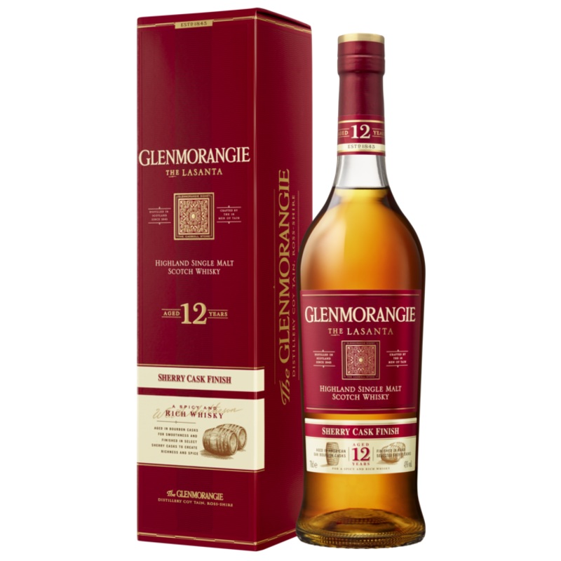 Glenmorangie Single Malt Scotch The Lasanta 12 Yr 86 W/ Gift Box 750ML