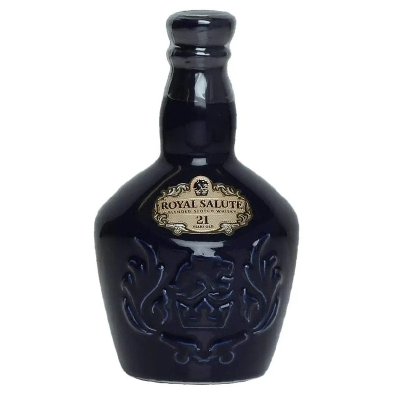 Royal Salute 21 Year Old Sapphire Wade Whisky Miniature, 5 cl