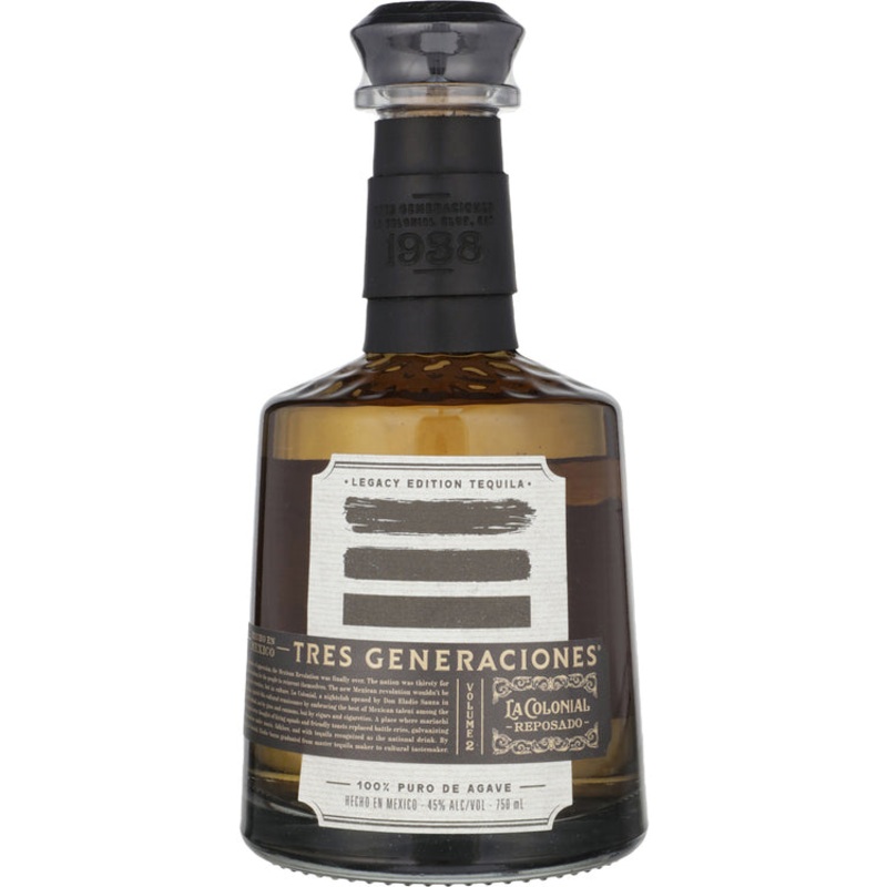 TRES GENERACIONES TEQUILA LEGACY EDITION VOL 2 LA COLONIAL BATCH 90 750ML