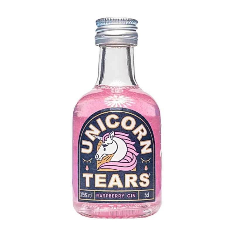 Unicorn Tears Raspberry Gin Liqueur Miniature, 5 cl