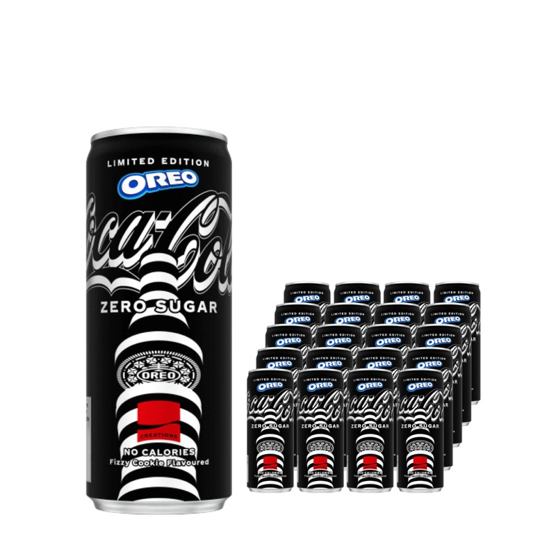 Coca Cola Limited Edition Oreo Zero Sugar, 24 x 250 ml