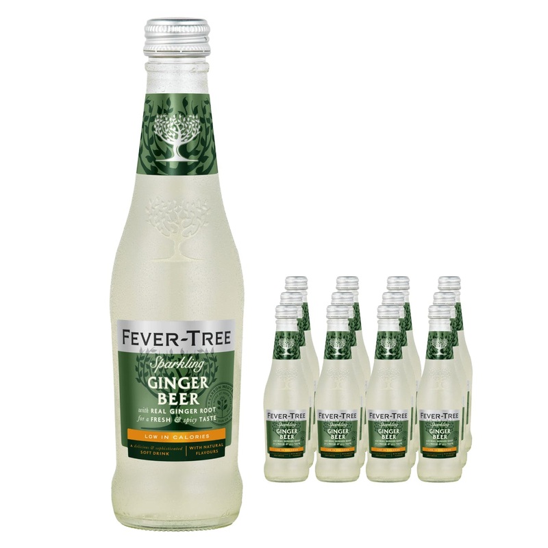 Fever-Tree Sparkling Ginger Beer Multipack, 12 x 275 ml