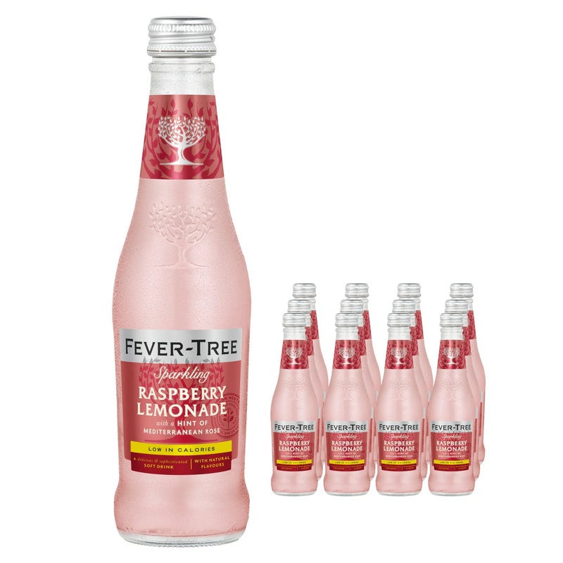 Fever-Tree Sparkling Raspberry Lemonade Multipack, 12 x 275 ml