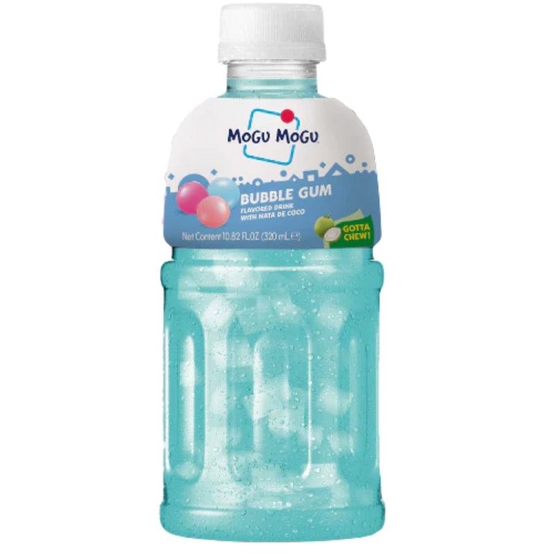 Mogu Mogu Bubble Gum Drink Multipack, 24 x 320 ml