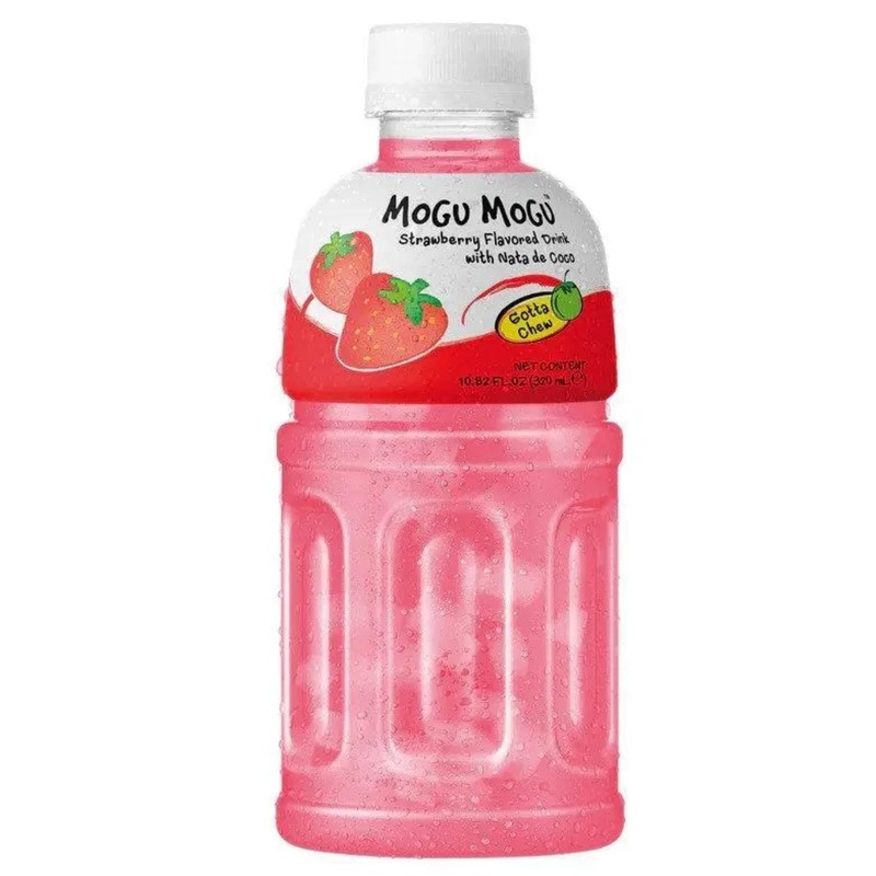 Mogu Mogu Strawberry Drink Multipack, 24 x 320 ml