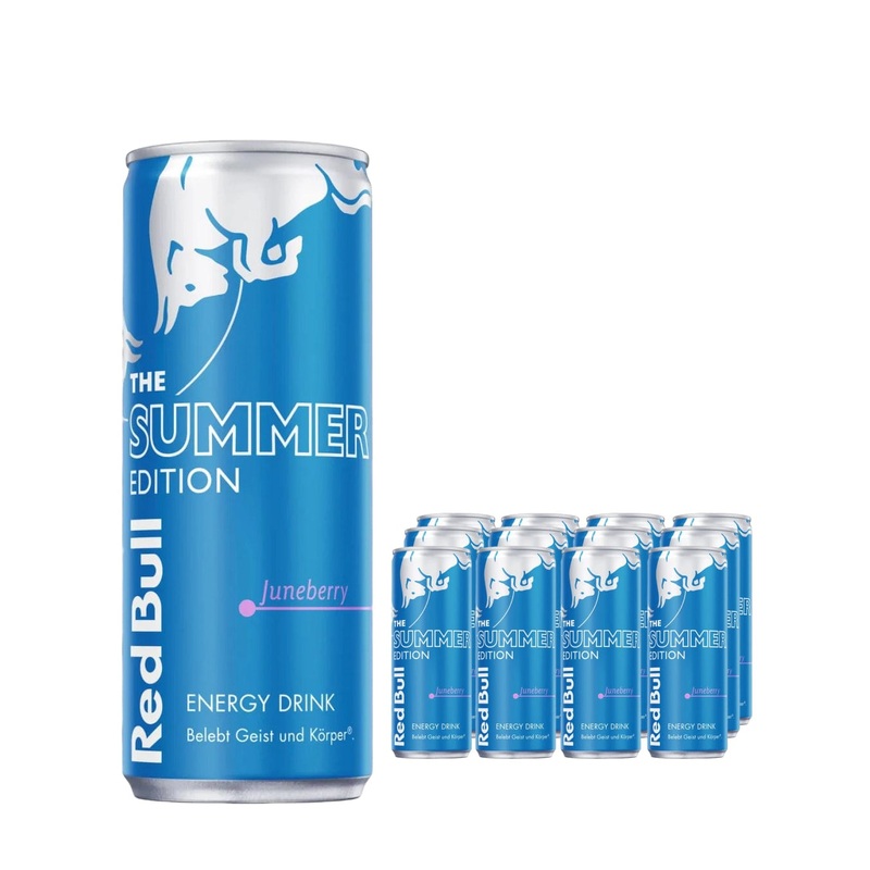 Red Bull Energy Drink Juneberry Edition Multipack, 12 x 250 ml