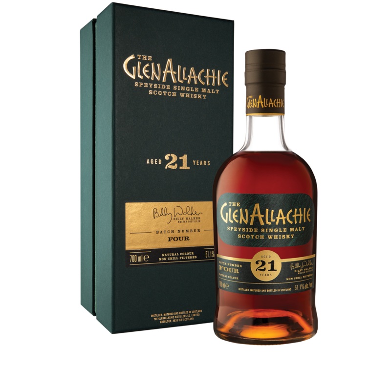 The GlenAllachie 21 Years Batch No. 4 Single Malt Scotch Whisky 700 ML