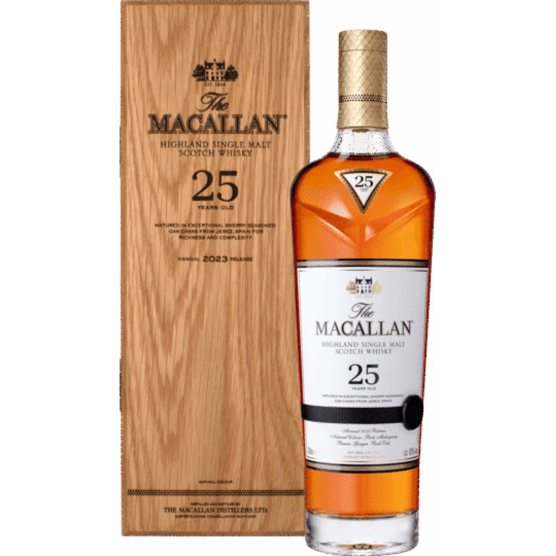 The Macallan 25 Year Single Malt Sherry Cask 750 ML