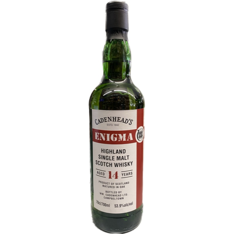 WM Cadenhead's Enigma 14 Years Highland Single Malt Scotch Whisky 700 ML