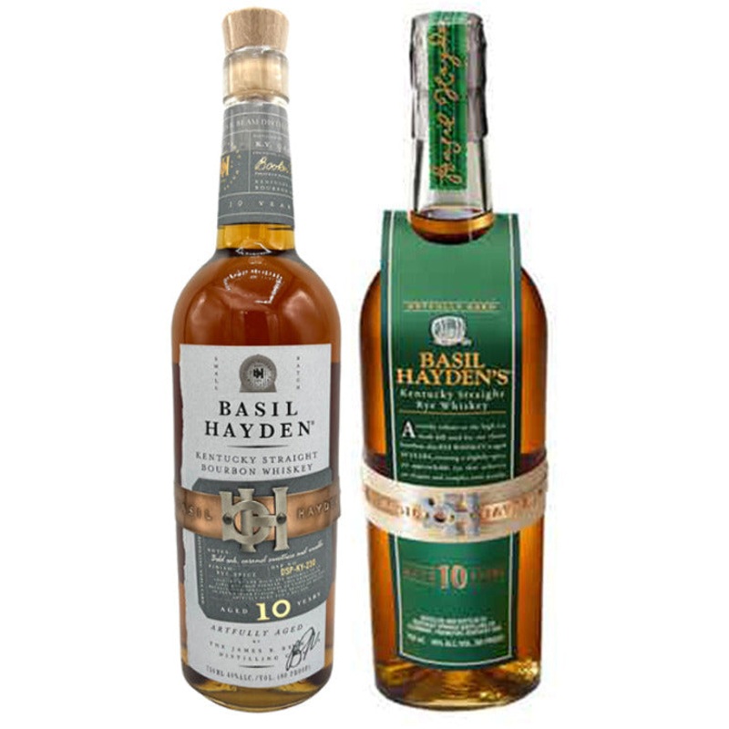 Basil Hayden's 10 Year Bourbon & 10 Year Rye Bundle