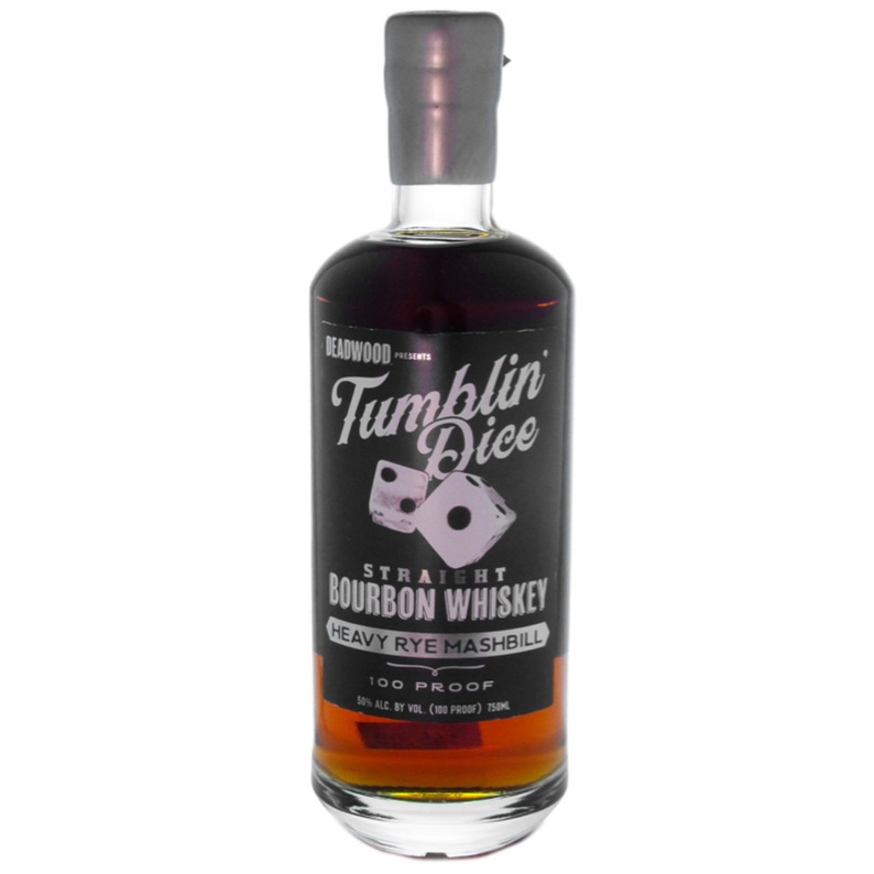Deadwood Tumblin' Dice 3 Year Old Heavy Rye Mashbill Straight Bourbon Whiskey