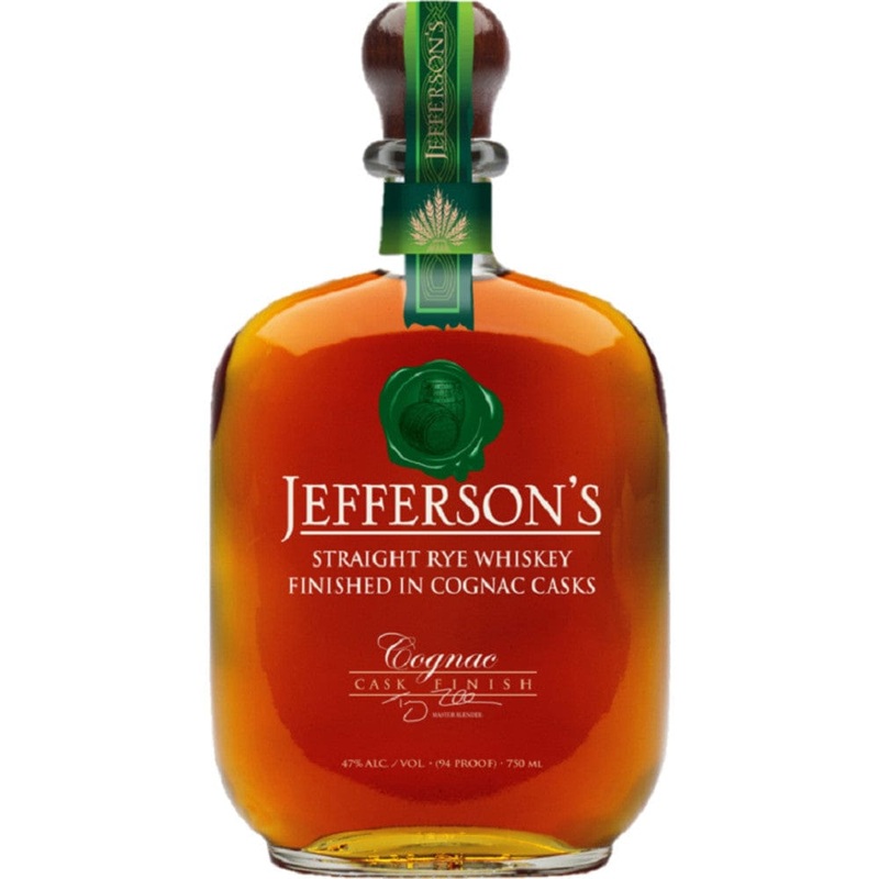 Jeffersons Rye Cognac Cask Bourbon Whiskey