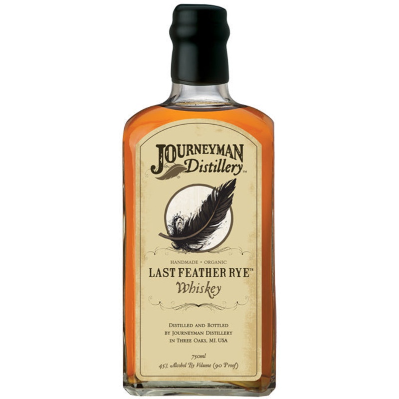Journeyman Distillery Last Feather Rye Whiskey 90 Proof