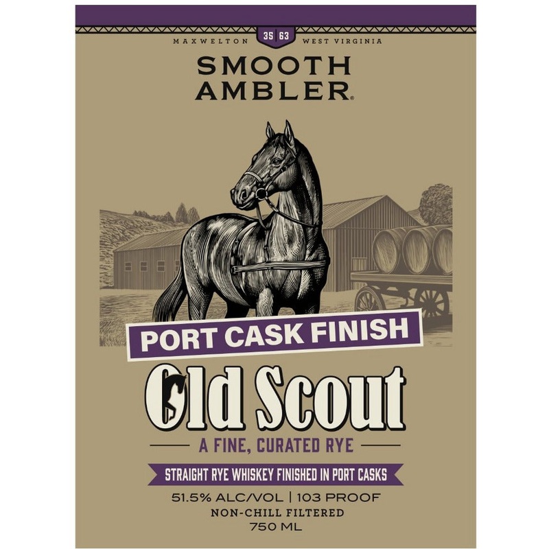 Smooth Ambler Old Scout Port Cask Finished Straight Rye