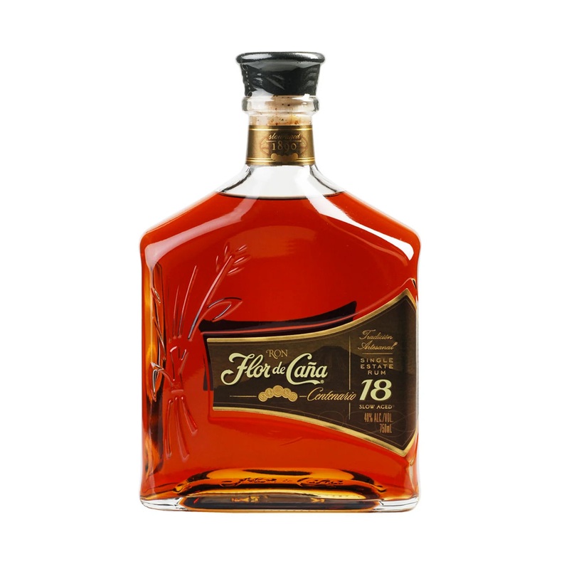 Flor de Cana 18 Year Old Centenario Gold Rum 750ml