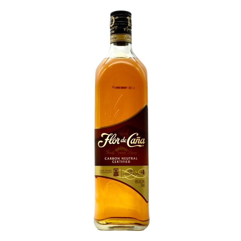 Flor De Cana Rum Anejo 4Yr 750ml