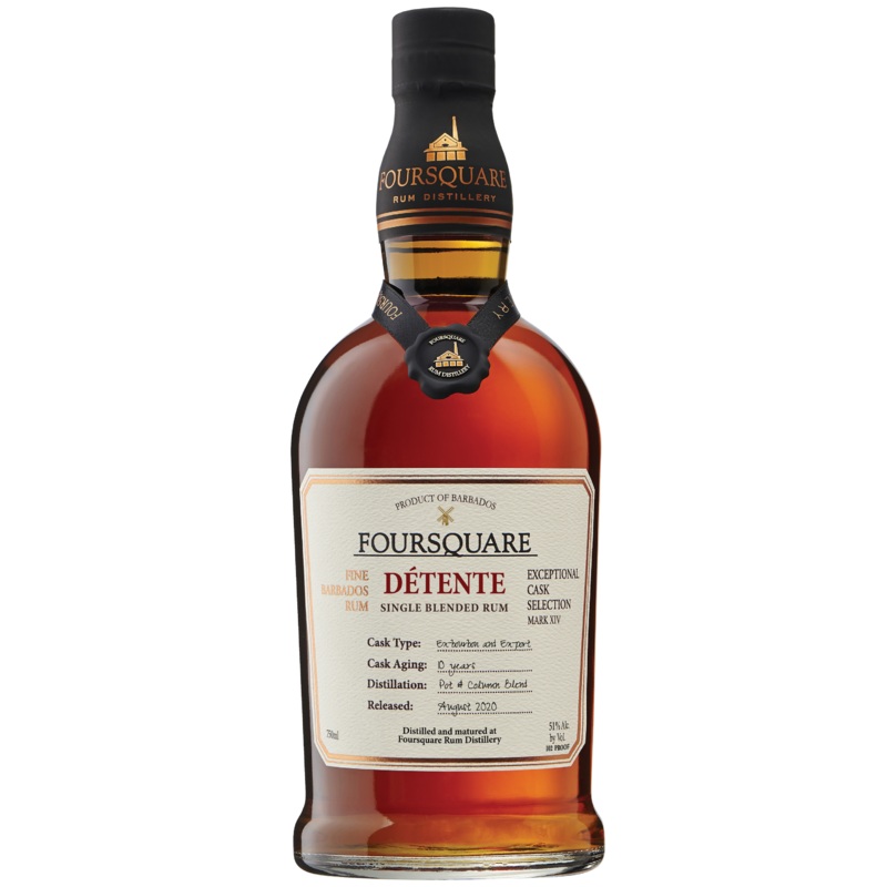 Foursquare Rum Exceptional Cask Selection Mark XIV Detente 10 Year Old Single Blended Rum 750ml