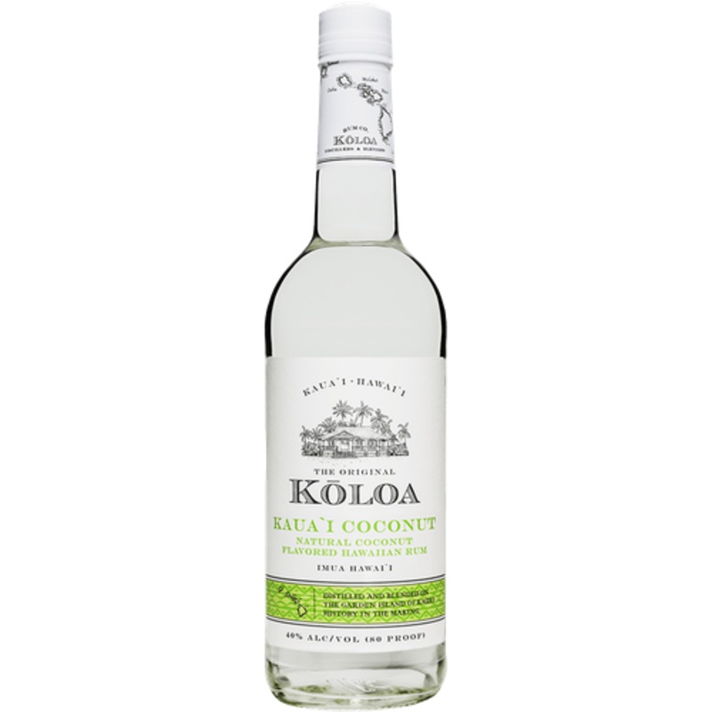 Koloa Kaua'I Coconut Hawaiian Rum Cocktail 750ml