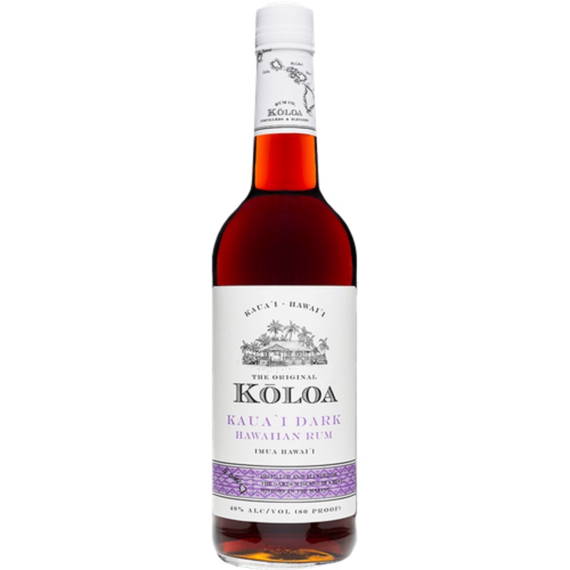 Koloa Kaua'i Dark Hawaiian Rum 750ml