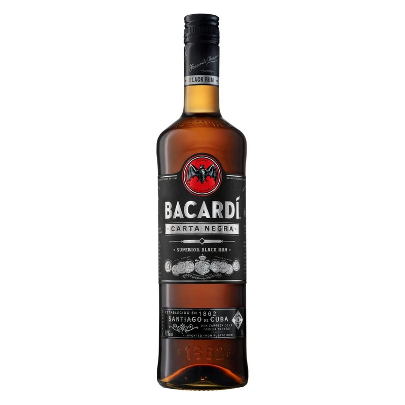 Bacardi Carta Negra Rum, 70 cl