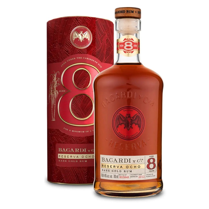 Bacardi Reserva Ocho 8 Year Old Rare Gold Rum, 70 cl