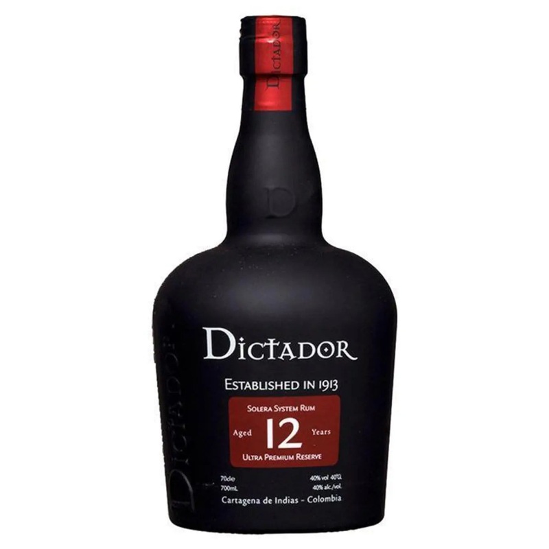 Dictador 12 Year Old Dark Rum, 70 cl